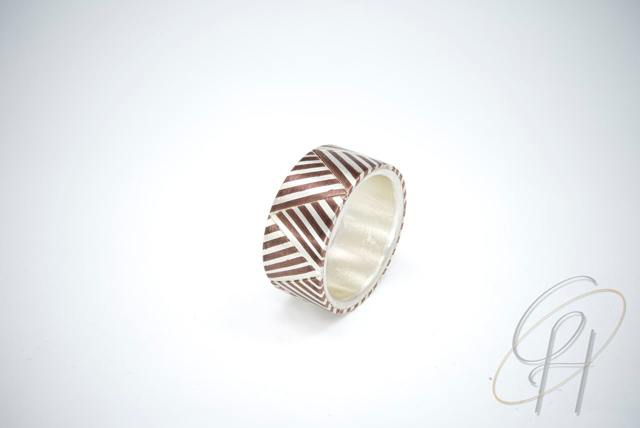 Ring/Herrenring/Mosaik-Ring