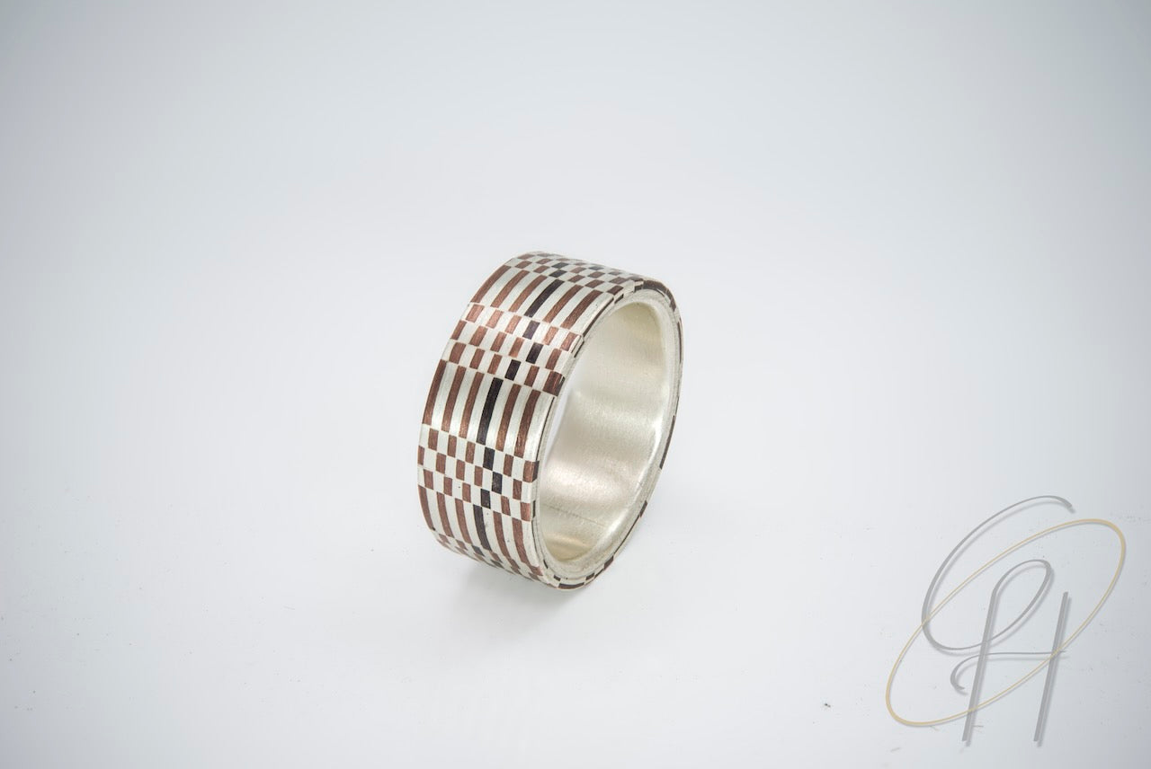 Ring/Herrenring/Mosaik-Ring