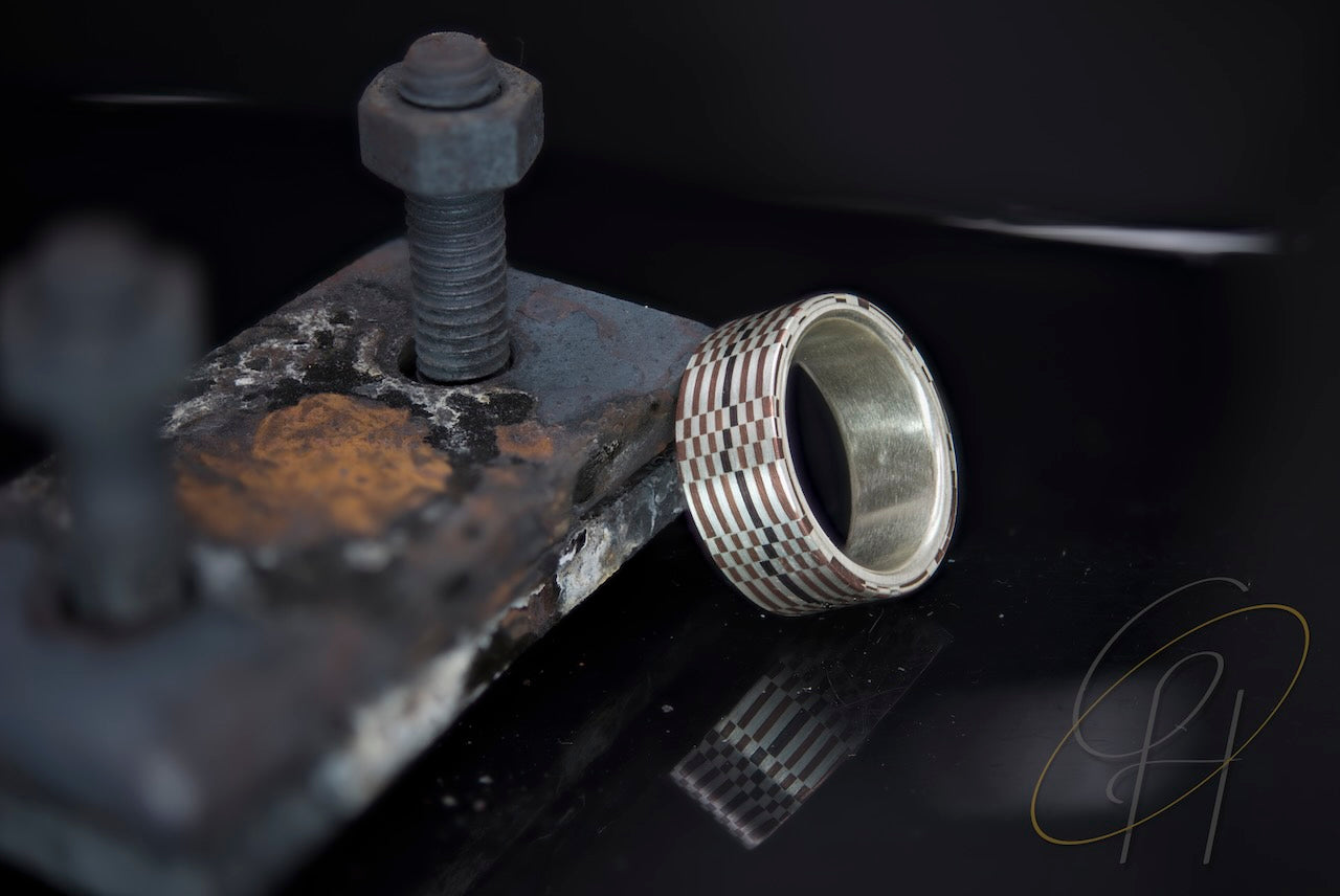 Ring/Herrenring/Mosaik-Ring