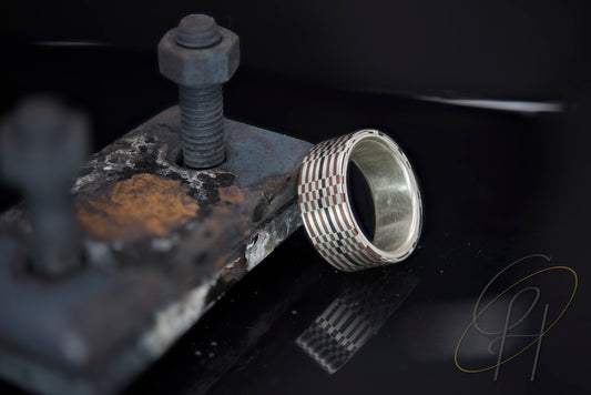 Ring/Herrenring/Mosaik-Ring