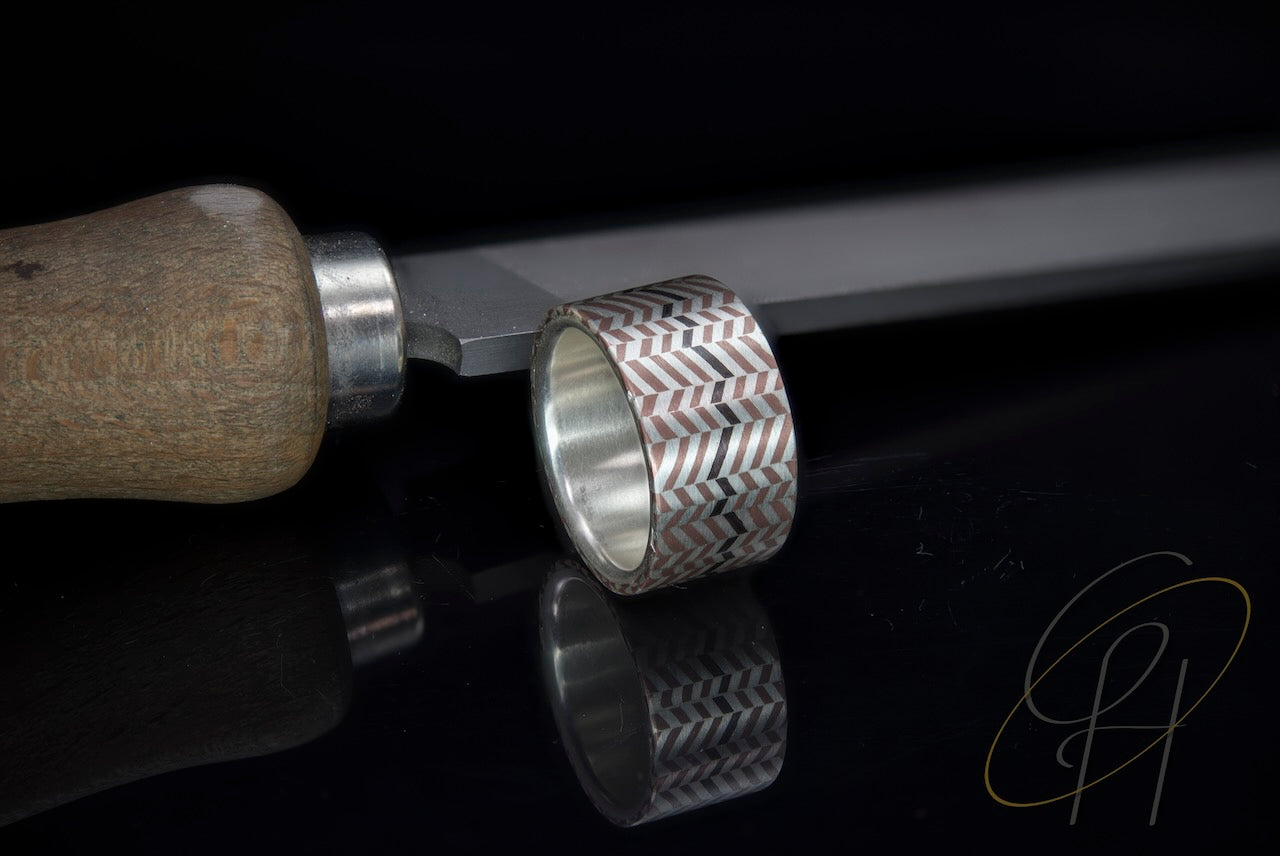 Ring/Herrenring/Mosaik-Ring