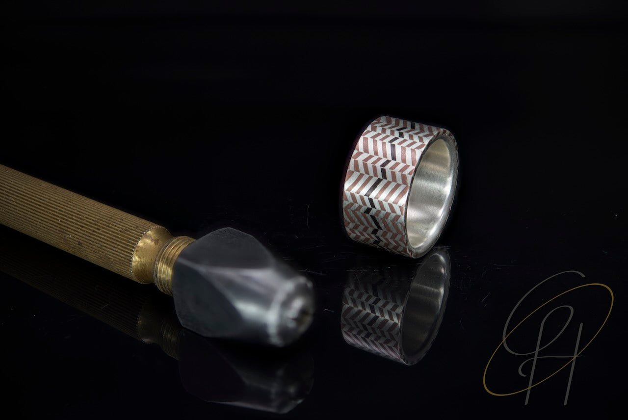 Ring/Herrenring/Mosaik-Ring